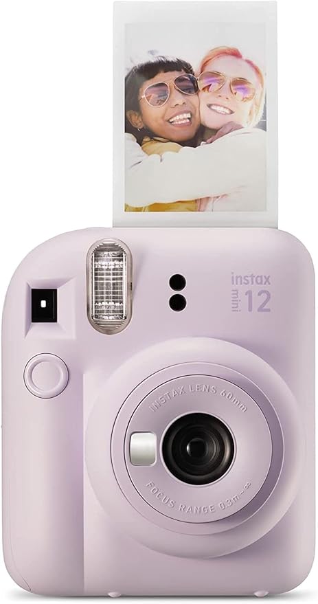 Fujifilm Instax Mini 12 Instant Camera - Lilac Purple + 2 Pack Film Fujifilm Instax Mini 12 Instant Camera - Lilac Purple + 2 Pack Film